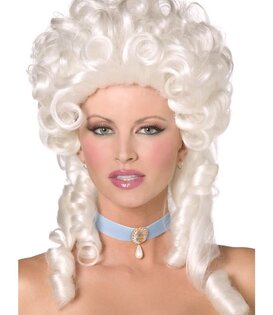 baroque wig white