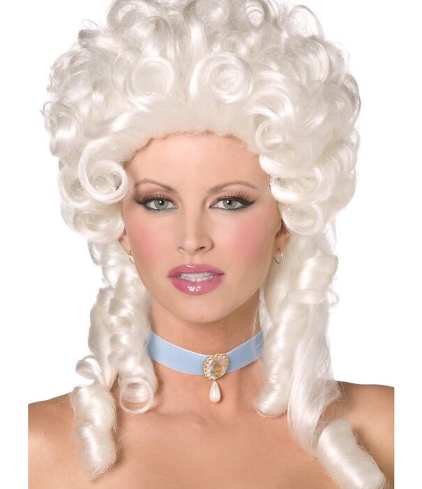 baroque pruik wit