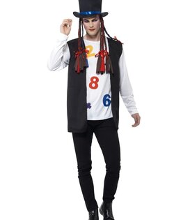 Costume de star de la pop des années 80, taille M
