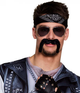 moustache biker