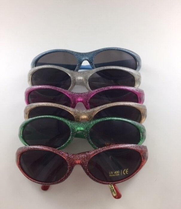 Lunettes à paillettes, couleurs assorties (1 pièce)