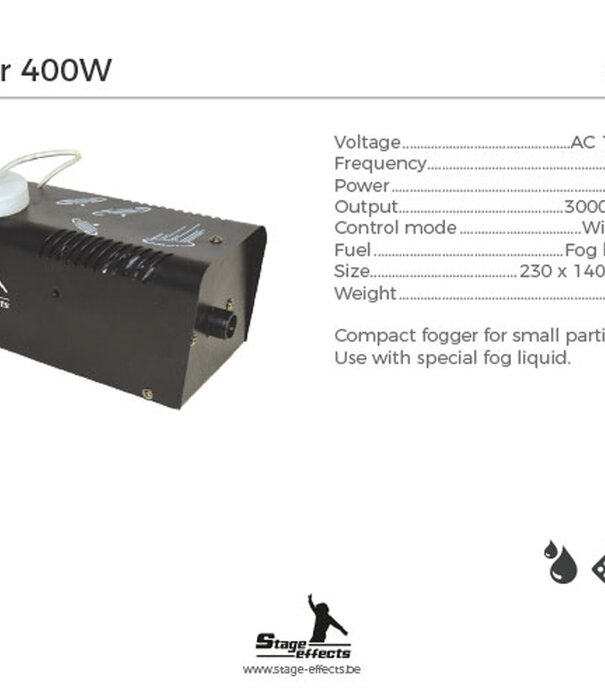 Rookmachine 400W