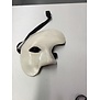 Phantom masker wit leer