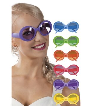 zonnebril Jacky gekleurd (1stuk)