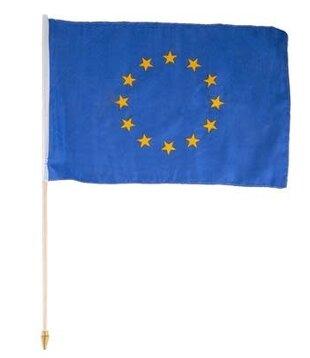 Drapeau de table Europe 30x45cm