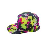 casquette graffiti fluo