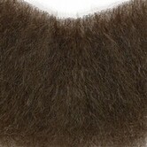 Handlebar moustache theatrical real human hair #8