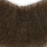 Handlebar mustache theatrical real human hair #8
