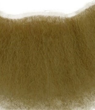 Moustache en guidon, cheveux humains naturels, n° 16