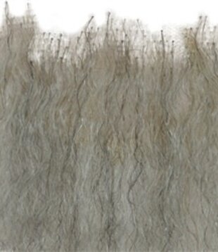 Moustache en guidon, cheveux humains naturels, n° 56