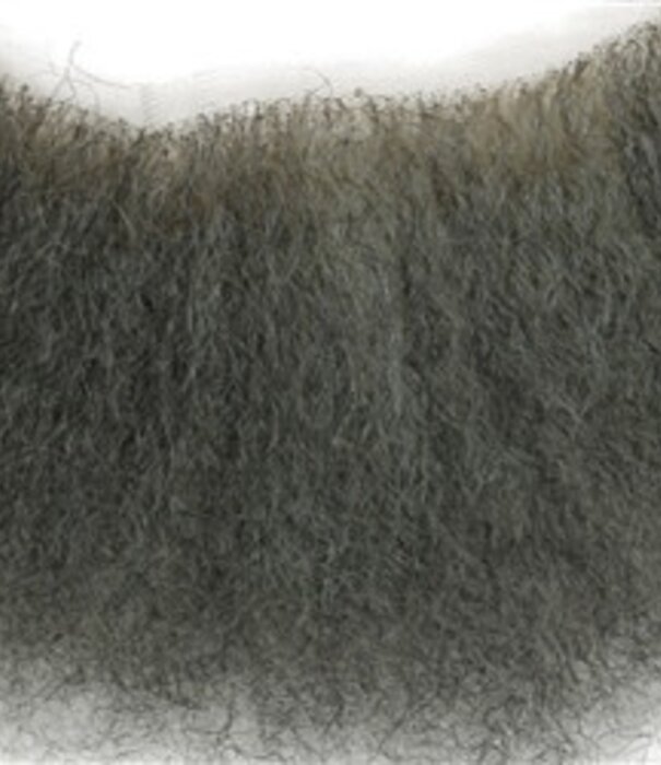 Military style mustache theatrical human hair #1B80