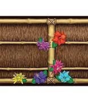 tissage de chaume de décorateur de scène