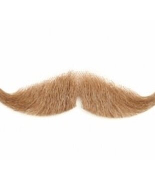 Military style moustache theatrical human hair #16