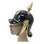 German pin helmet metal black