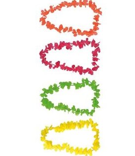 bloemenkrans fluo 4ass