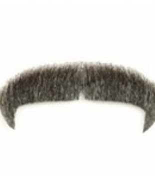 Freddie Mercury moustache theatrical human hair kleur #60 (WIT)