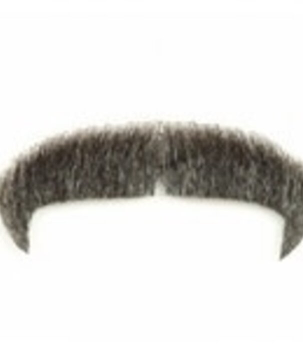 Freddie Mercury moustache theatrical human hair kleur #60 (WIT)
