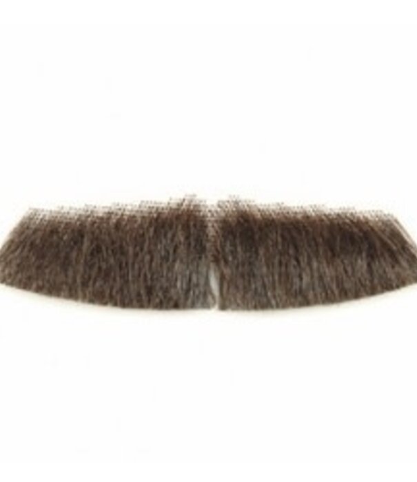 Magnum PI moustache theatrical human hair kleur #60 (WIT)