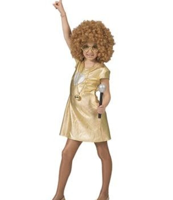 I love you dress gold 116