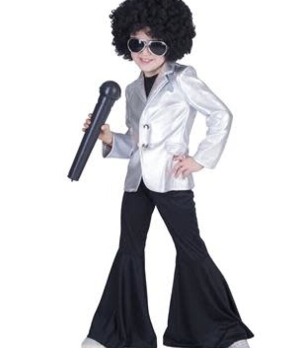 Veste Disco fever argent 140