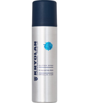 hairspray glitter blue