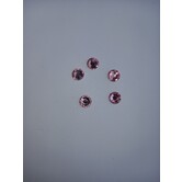 Real Swarovski ss30 light rose(per5)