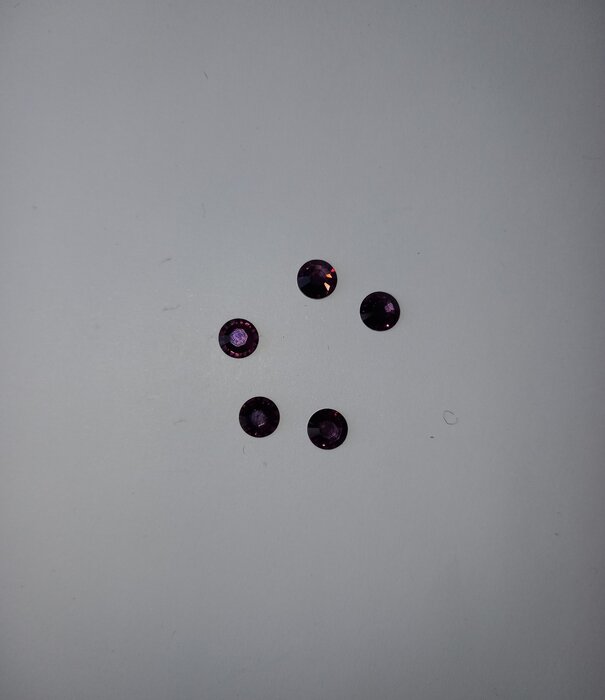 Real Swarovski ss30 amethyst (per5)