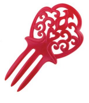 hair clip red Spanish