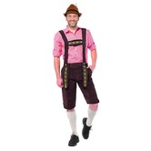 Dark brown Johann Lederhosen 2XL Long