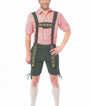 Green Johann Lederhosen 2XL short