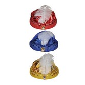 harem hat 2 colours gold / blue