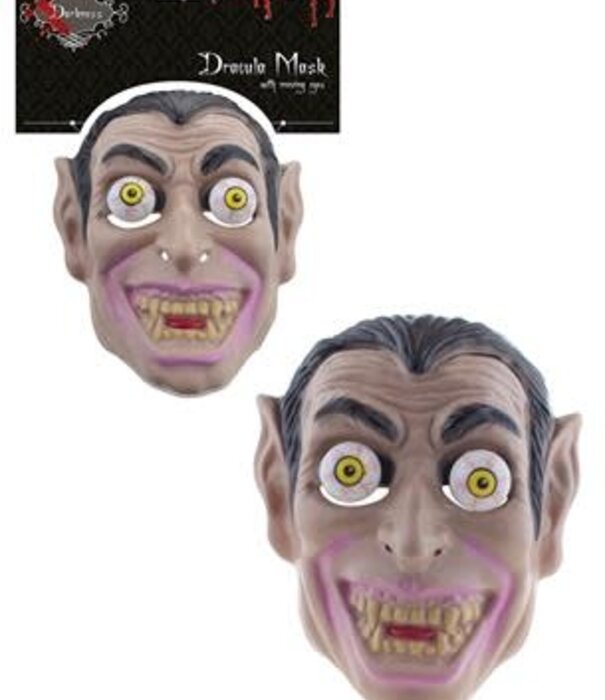 Dracula mask with moving eyes