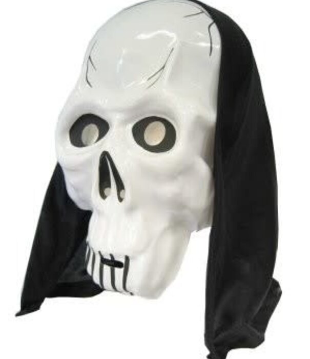 mask with headscarf skeleton