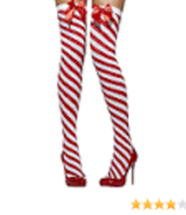 opaque hold ups rood/wit