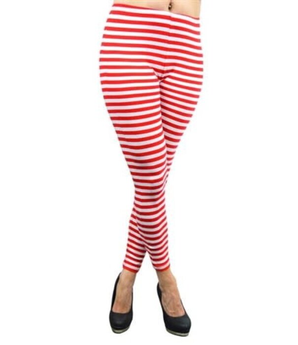 Dorus legging rood/wit  (S/M)