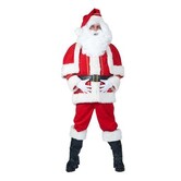 Kerstman Claus (Broek, Cape, Jas, Laarsovertrekken, Riem, Muts) one size