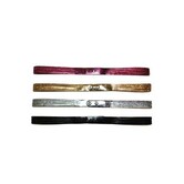 Ceinture étroite à paillettes argentées, dorées, roses OU noires