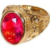 Luxe ring sint rood maat 27