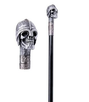 walking stick skull knight