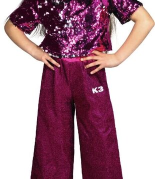 Costume K3: glitter size 9-11 years (152)