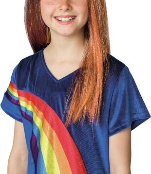 K3 wig: Hanne with glitter extensions