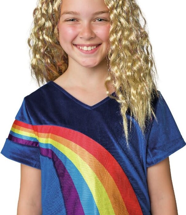 K3 wig: Julia with glitter extensions