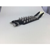 bracelet en cuir avec épingles petites (4 rangs)