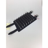 leather bracelet with pins large (7 rows)