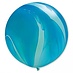 ballonnen rond blauw agaat 76cm 2st
