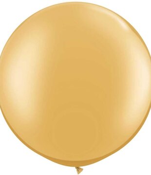 ballonnen rond goud 90cm - 2st