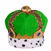 Couronne de luxe pour enfants verte