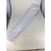 gants longs blancs
