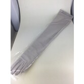 long gloves light gray
