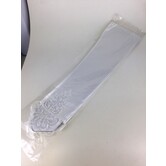 gants blancs mi-longs sans doigts
